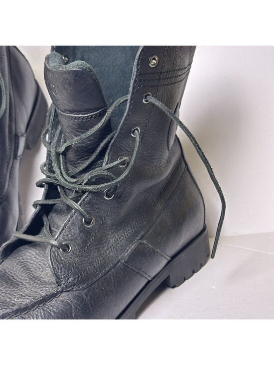 Polo Ralph Lauren Shoes Boots Streetwear Men 11.5 Westen Biker Moto Ranger Mid main image 11